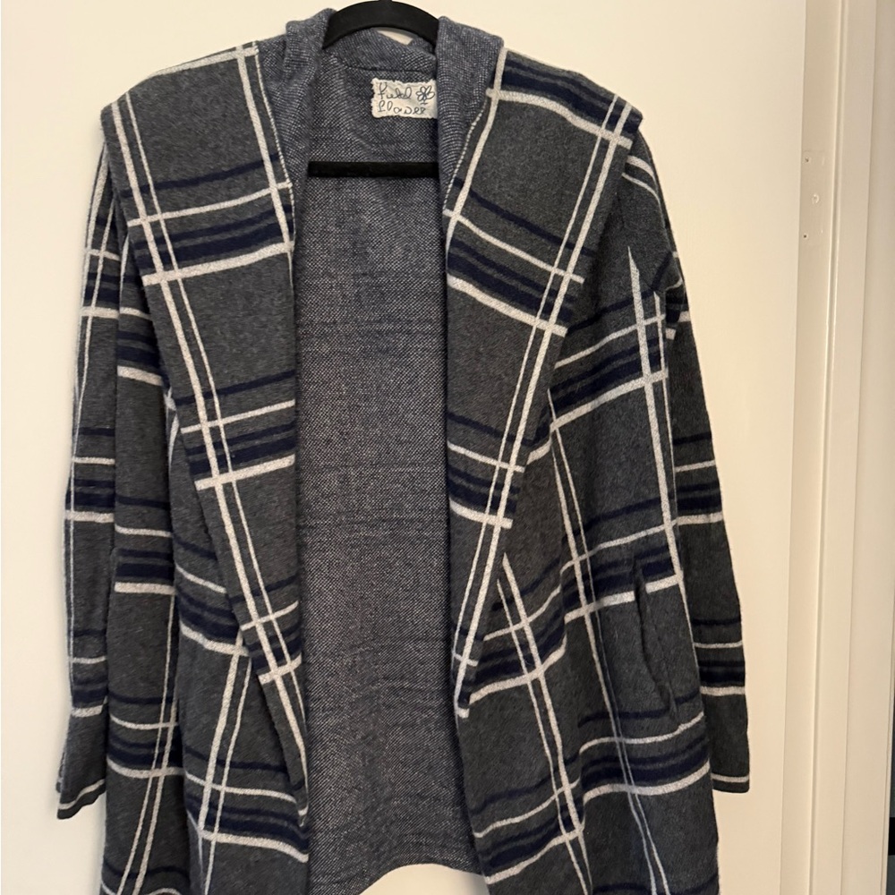 Anthropologie Sweater Coat with Hood